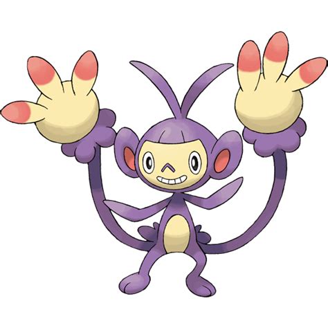 purple pokemon monkey